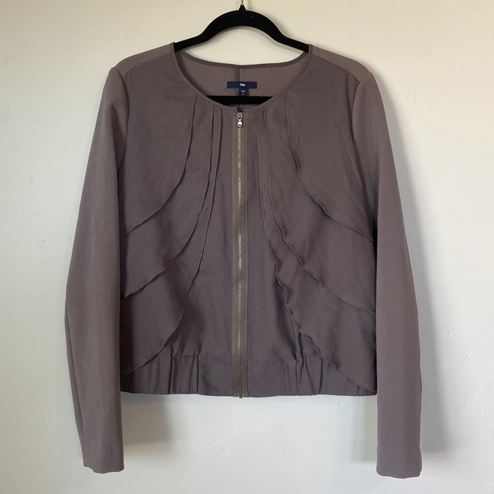 Gap | Layered Front Zip Up Jacket - Picture 1 of 6